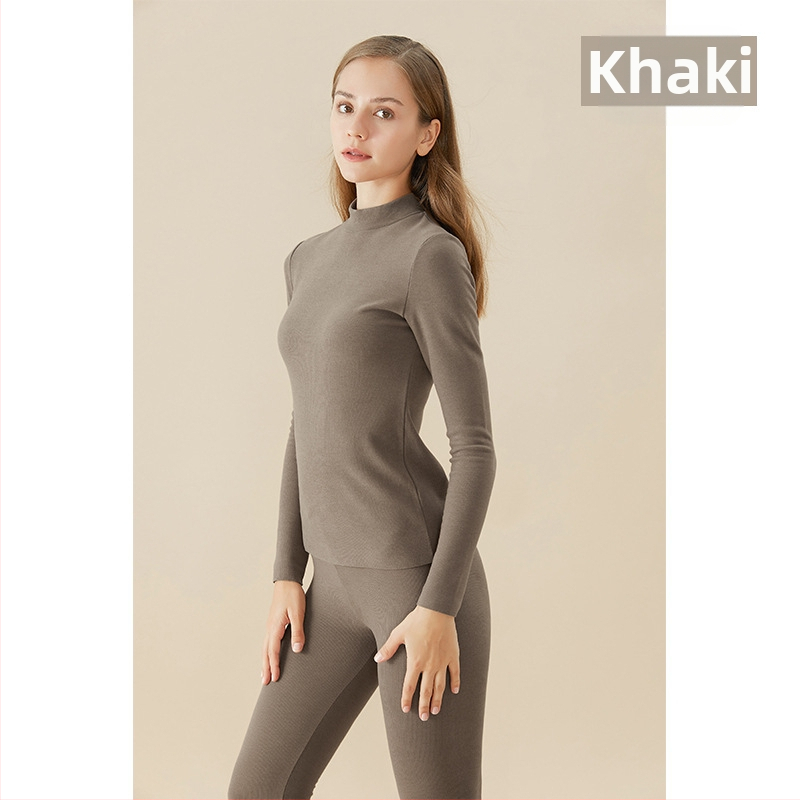 Ženska termalna odjeća za ljepotu kože s hijaluronskom kiselinom Derong za jesen i zimu 2024., nova majica s dugim rukavima i ovratnikom od kornjače