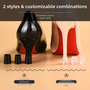 Toc stiletto protector capac silențios tocuri înalte accesorii toc toc înlocuire toc capac amortizor pad rezistent la uzură capac amortizor