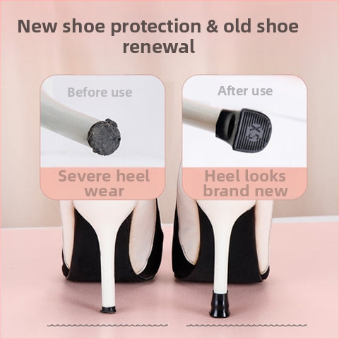 Защитен калъф за токчета Stiletto, безшумни аксесоари за токчета на високи токчета, сменяем калъф за токчета, подложка за заглушител, устойчив на износване