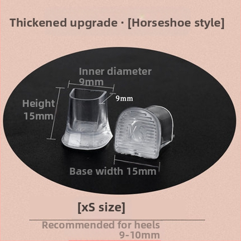 Toc stiletto protector capac silențios tocuri înalte accesorii toc toc înlocuire toc capac amortizor pad rezistent la uzură capac amortizor