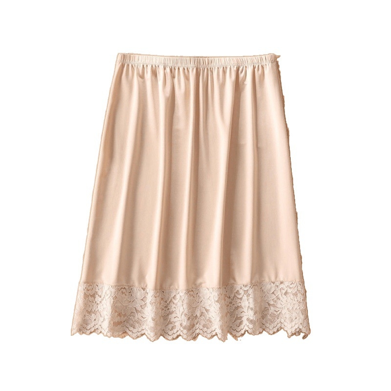 Sijonas su nepermatomu pamušalu, apsaugantis nuo saulės ledo šilko apatinis sijonas, vientisa balta suknelė, ilgas sijonas, sijono pagrindas, Hanfu Mamian sijonas