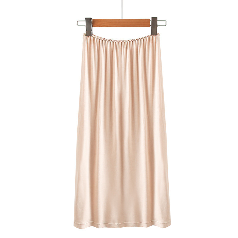 Suknja s prozirnom podstavom, podsuknja od ledene svile otporna na svjetlost, bešavna bijela haljina, duga suknja, donja suknja, hanfu mamian suknja