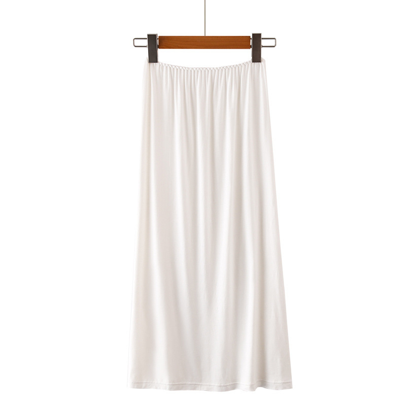 Suknja s prozirnom podstavom, podsuknja od ledene svile otporna na svjetlost, bešavna bijela haljina, duga suknja, donja suknja, hanfu mamian suknja