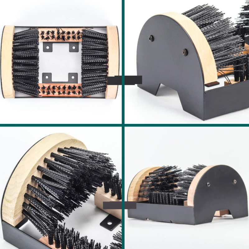 Lauko batų šepetys, vidaus, lauko, kiemo batų šveitimo rinkinys, purvo ir sniego valymo batų šepečių rinkinys