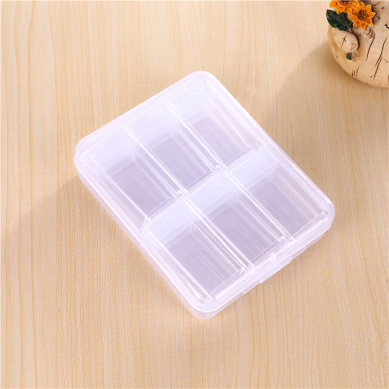 64 tinklelio deimantinių dažų papuošalų laikymo dėžutė nagų karoliukų stiklinių ryžių karoliukų dėžutė „pasidaryk pats“ aksesuarų dėžutė plastikinė dėžutė