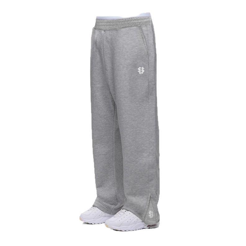 Tarpvalstybinės Europos ir Amerikos retro y2k gatvės tendencijos hiphopo laisvo juosmens užtrauktuku dizaino laisvos, vientisos spalvos sportinės laisvalaikio kelnės