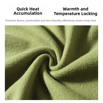 Есенно-зимен нов мъжки костюм с поларена подплата, удебелен суитчър, поларено яке, свободен цип, модерен фитнес топ