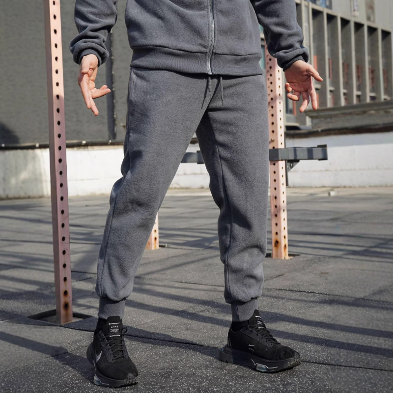 Őszi és téli új férfi öltöny, polár béléssel, vastagított pulóver, polár kabát, laza cipzár, divatos fitneszfelső