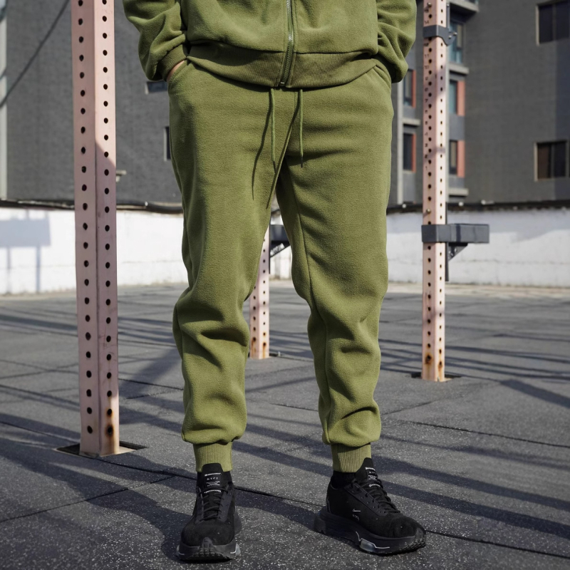 Őszi és téli új férfi öltöny, polár béléssel, vastagított pulóver, polár kabát, laza cipzár, divatos fitneszfelső