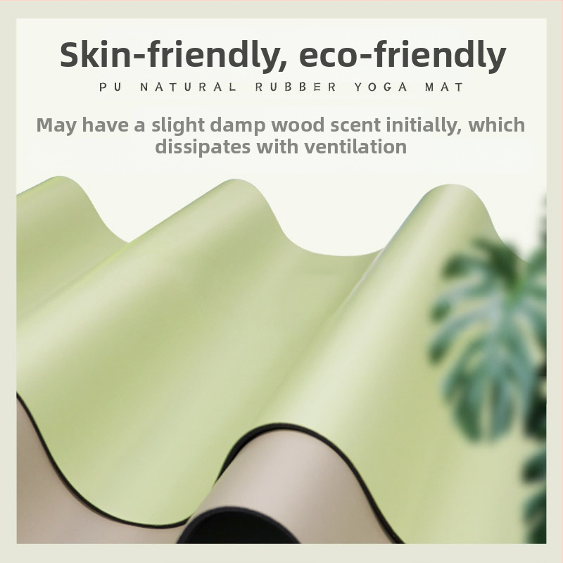 Трансгранична гумена постелка за йога, неплъзгаща се, удебелена, професионална спортна фитнес постелка за танци, диатомова кална постелка на едро на склад, поколение коса