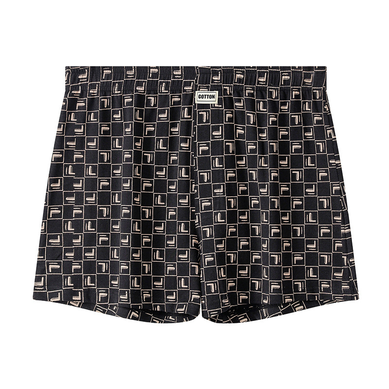 Hua Jielong vyriški apatiniai, vyriški languoti bokseriai, medvilniniai bokseriai, laisvi, ploni, kvėpuojantys, „Arrow“ kelnės, plaukų karta.