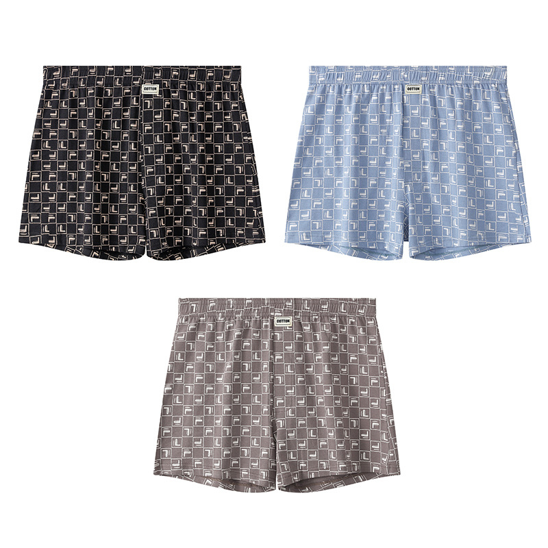 Hua Jielong vyriški apatiniai, vyriški languoti bokseriai, medvilniniai bokseriai, laisvi, ploni, kvėpuojantys, „Arrow“ kelnės, plaukų karta.