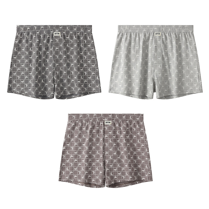 Hua Jielong vyriški apatiniai, vyriški languoti bokseriai, medvilniniai bokseriai, laisvi, ploni, kvėpuojantys, „Arrow“ kelnės, plaukų karta.