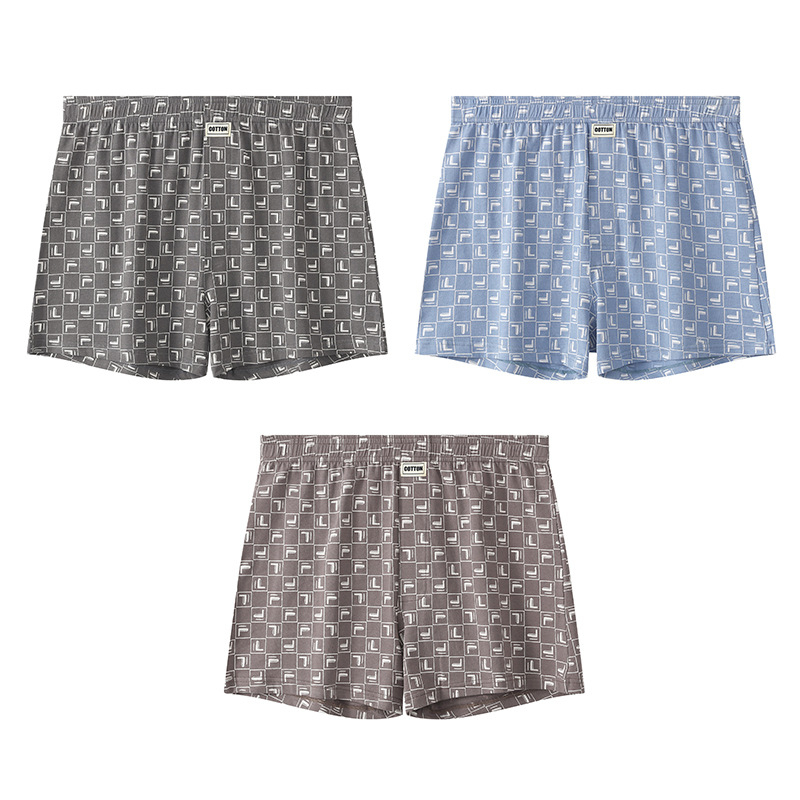 Hua Jielong vyriški apatiniai, vyriški languoti bokseriai, medvilniniai bokseriai, laisvi, ploni, kvėpuojantys, „Arrow“ kelnės, plaukų karta.