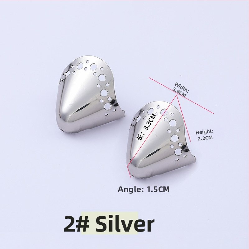 Batų galiukų apsauginis dangtelis, apsaugantis nuo smūgių, metalinis galvos maskuoklis, dekoracija, aukštakulniai, galvos apdangalas, smaili galva, moteriški odiniai batai, drabužių taisymo artefaktas