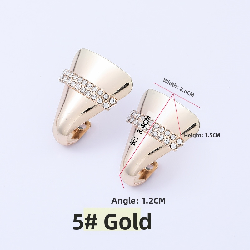 Batų galiukų apsauginis dangtelis, apsaugantis nuo smūgių, metalinis galvos maskuoklis, dekoracija, aukštakulniai, galvos apdangalas, smaili galva, moteriški odiniai batai, drabužių taisymo artefaktas