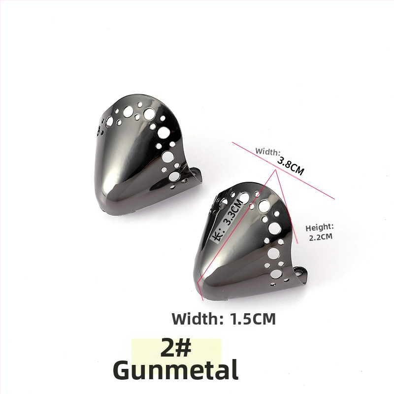 Batų galiukų apsauginis dangtelis, apsaugantis nuo smūgių, metalinis galvos maskuoklis, dekoracija, aukštakulniai, galvos apdangalas, smaili galva, moteriški odiniai batai, drabužių taisymo artefaktas