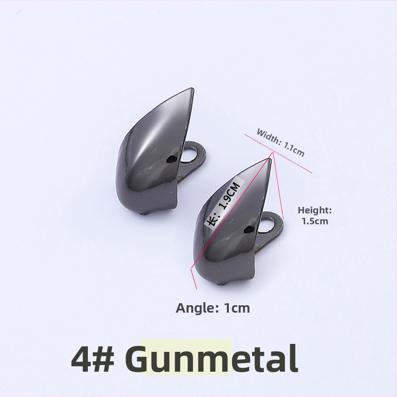 Batų galiukų apsauginis dangtelis, apsaugantis nuo smūgių, metalinis galvos maskuoklis, dekoracija, aukštakulniai, galvos apdangalas, smaili galva, moteriški odiniai batai, drabužių taisymo artefaktas