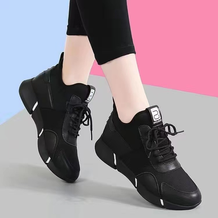 Ženske cipele za proljeće i jesen, prozračna mreža, mekani potplat, svestrane kožne cipele za hodanje, lijene cipele bez nazuvanja, velika veličina