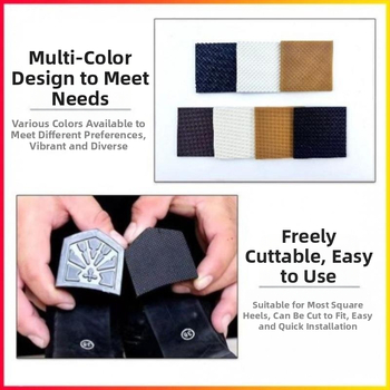 Universal Heel Fit Heel Bottom Χοντρό Τακούνι Αλλαγής Σίγασης Αυτοκόλλητο Αντιφθοράς Sup Bottom Mat Υλικό Επισκευής Παπουτσιών Αξεσουάρ Επισκευής Αντιολισθητικό