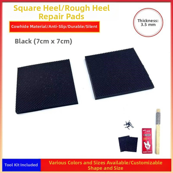 Universal Heel Fit Heel Bottom Χοντρό Τακούνι Αλλαγής Σίγασης Αυτοκόλλητο Αντιφθοράς Sup Bottom Mat Υλικό Επισκευής Παπουτσιών Αξεσουάρ Επισκευής Αντιολισθητικό