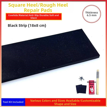 Universal Heel Fit Heel Bottom Χοντρό Τακούνι Αλλαγής Σίγασης Αυτοκόλλητο Αντιφθοράς Sup Bottom Mat Υλικό Επισκευής Παπουτσιών Αξεσουάρ Επισκευής Αντιολισθητικό