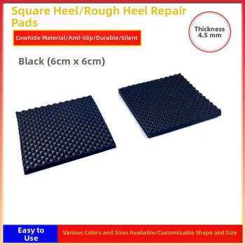 Universal Heel Fit Heel Bottom Χοντρό Τακούνι Αλλαγής Σίγασης Αυτοκόλλητο Αντιφθοράς Sup Bottom Mat Υλικό Επισκευής Παπουτσιών Αξεσουάρ Επισκευής Αντιολισθητικό