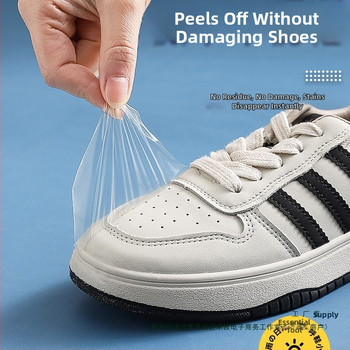 Αδιάβροχο αυτοκόλλητο άνω μέρους, μεμβράνη κατά της υγρασίας και της βρωμιάς στα δάχτυλα, προστατευτικό κάλυμμα παπουτσιών που δεν βρέχει για τις βροχερές μέρες, ανθεκτικό στη βροχή, στην υγρασία και στη φθορά