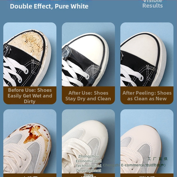 Αδιάβροχο αυτοκόλλητο άνω μέρους, μεμβράνη κατά της υγρασίας και της βρωμιάς στα δάχτυλα, προστατευτικό κάλυμμα παπουτσιών που δεν βρέχει για τις βροχερές μέρες, ανθεκτικό στη βροχή, στην υγρασία και στη φθορά