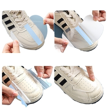 Αδιάβροχο αυτοκόλλητο άνω μέρους, μεμβράνη κατά της υγρασίας και της βρωμιάς στα δάχτυλα, προστατευτικό κάλυμμα παπουτσιών που δεν βρέχει για τις βροχερές μέρες, ανθεκτικό στη βροχή, στην υγρασία και στη φθορά