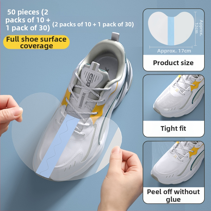 Felső vízálló matrica, lábujjvédő fólia nedvesség és szennyeződés ellen, nem nedves cipővédő huzat esős napokra, esőálló, nedvességálló és kopásálló