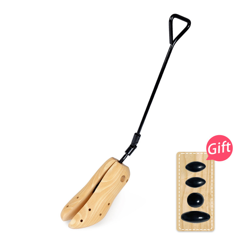 Регулируема приставка за обувки за разширяване на обувки, изработена от дърво и пластмаса, подходяща за високи токчета и равни обувки, универсална, проста пластмасова приставка за обувки за разширяване на пръстите