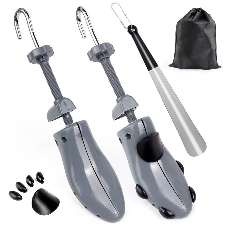 Регулируема приставка за обувки за разширяване на обувки, изработена от дърво и пластмаса, подходяща за високи токчета и равни обувки, универсална, проста пластмасова приставка за обувки за разширяване на пръстите