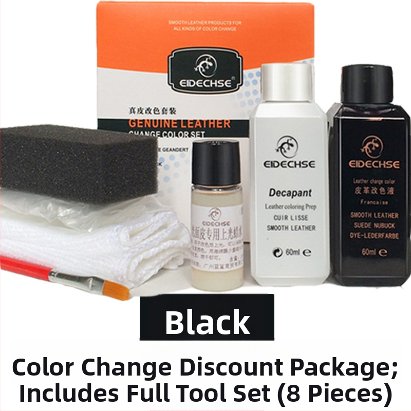 EIDECHSE Комплект за смяна на цвят, кожена чанта за диван, дрехи, яке и обувки, допълнение за смяна на цвят, реновирана цветна боя
