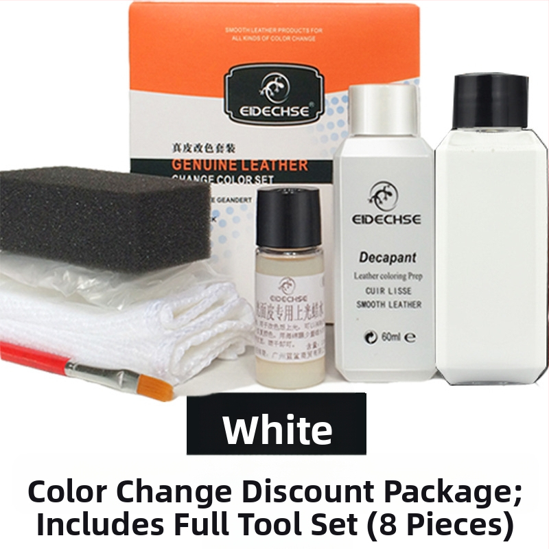 EIDECHSE Комплект за смяна на цвят, кожена чанта за диван, дрехи, яке и обувки, допълнение за смяна на цвят, реновирана цветна боя