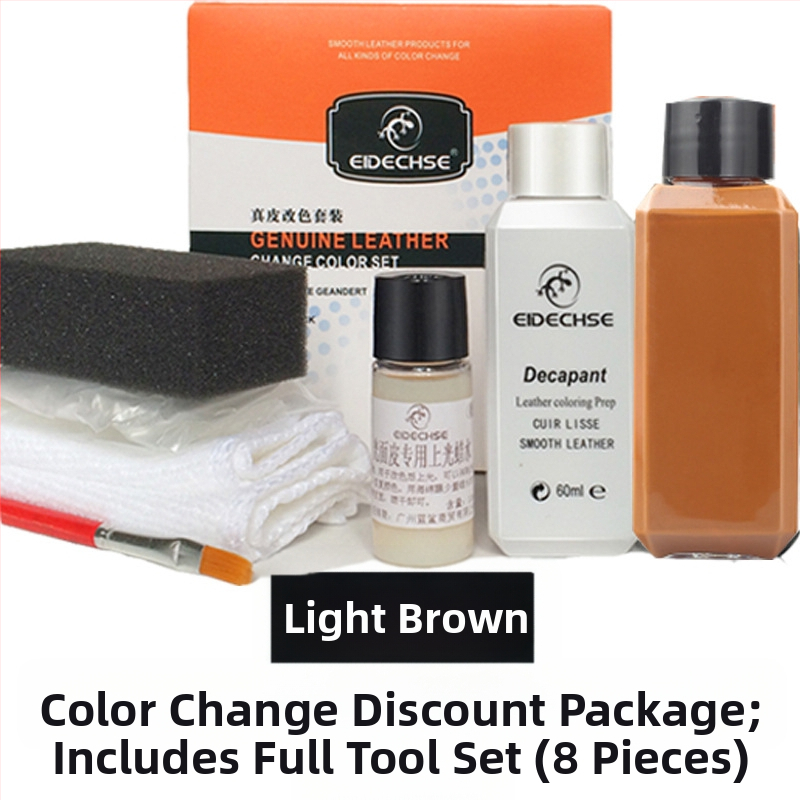 EIDECHSE Комплект за смяна на цвят, кожена чанта за диван, дрехи, яке и обувки, допълнение за смяна на цвят, реновирана цветна боя