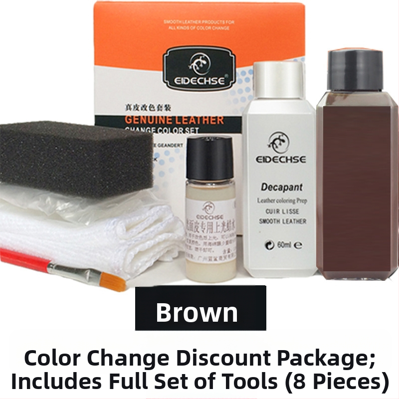 EIDECHSE Комплект за смяна на цвят, кожена чанта за диван, дрехи, яке и обувки, допълнение за смяна на цвят, реновирана цветна боя