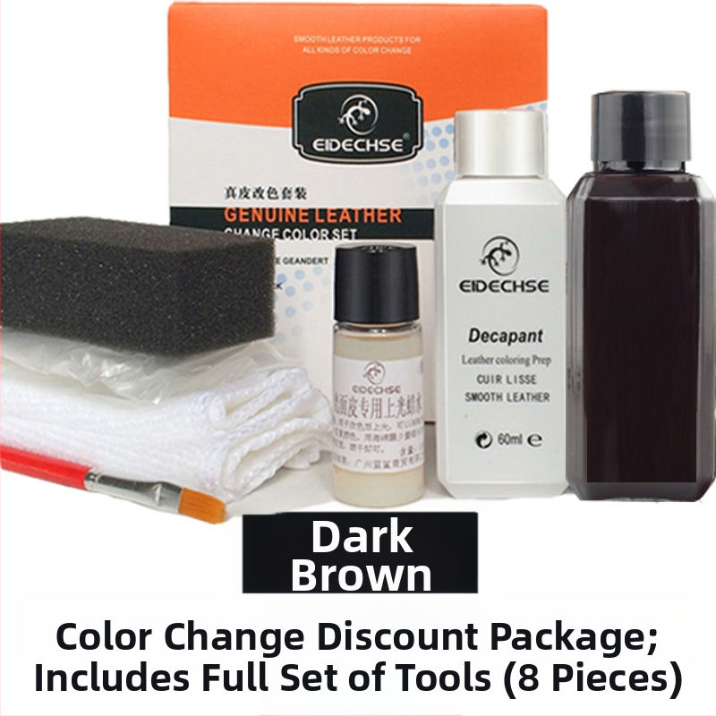 EIDECHSE Комплект за смяна на цвят, кожена чанта за диван, дрехи, яке и обувки, допълнение за смяна на цвят, реновирана цветна боя