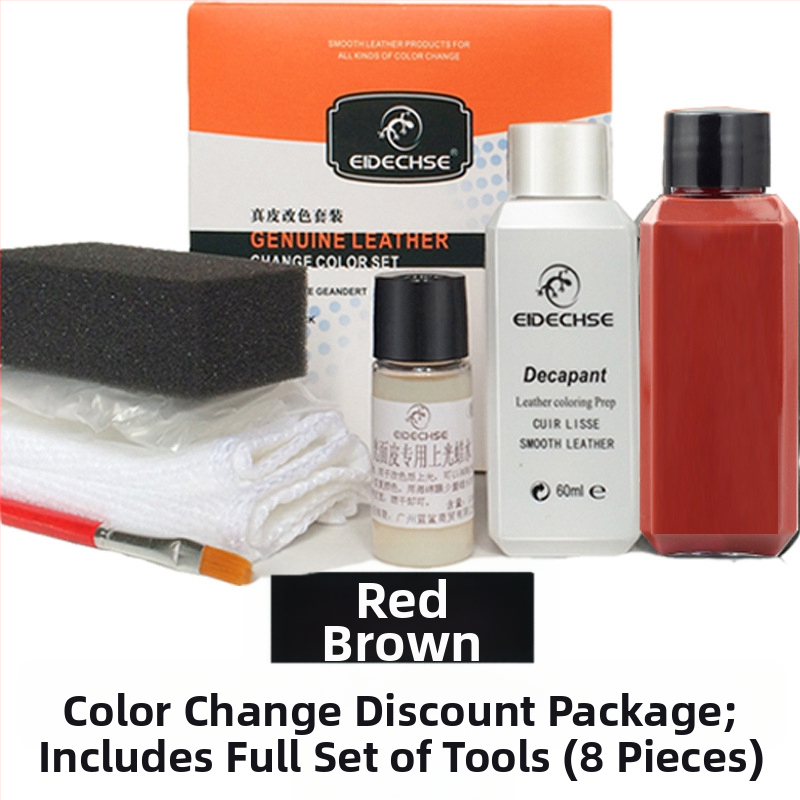 EIDECHSE Комплект за смяна на цвят, кожена чанта за диван, дрехи, яке и обувки, допълнение за смяна на цвят, реновирана цветна боя