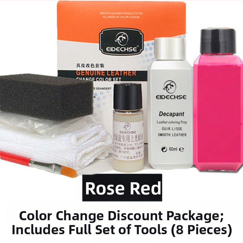 EIDECHSE Комплект за смяна на цвят, кожена чанта за диван, дрехи, яке и обувки, допълнение за смяна на цвят, реновирана цветна боя