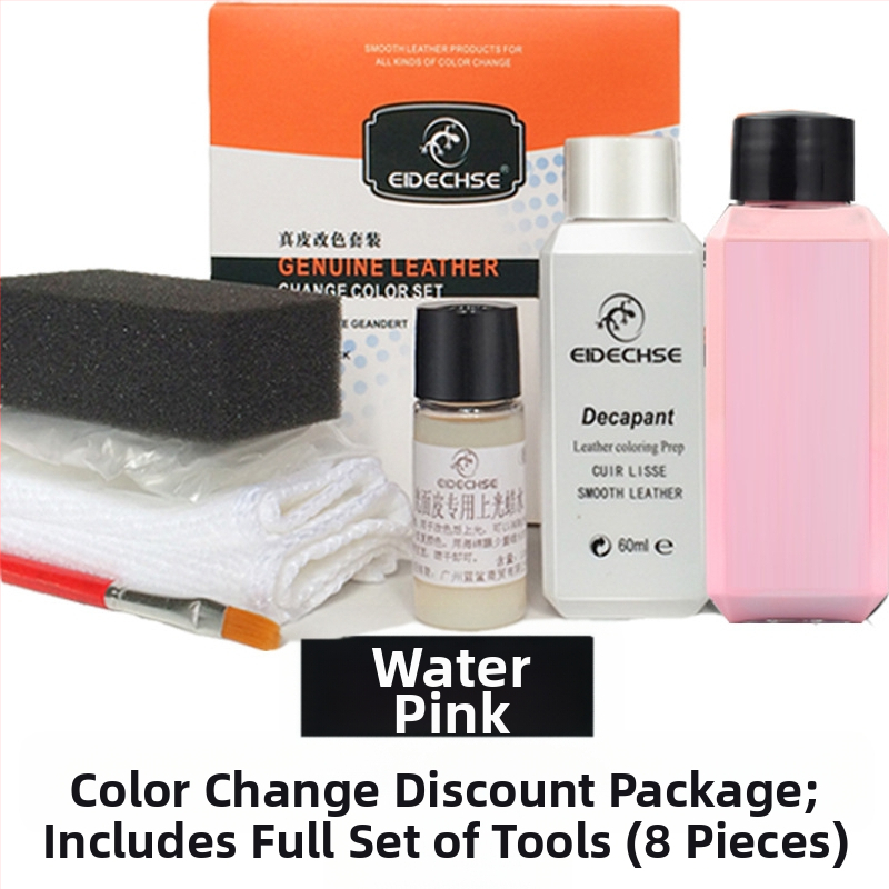 EIDECHSE Комплект за смяна на цвят, кожена чанта за диван, дрехи, яке и обувки, допълнение за смяна на цвят, реновирана цветна боя