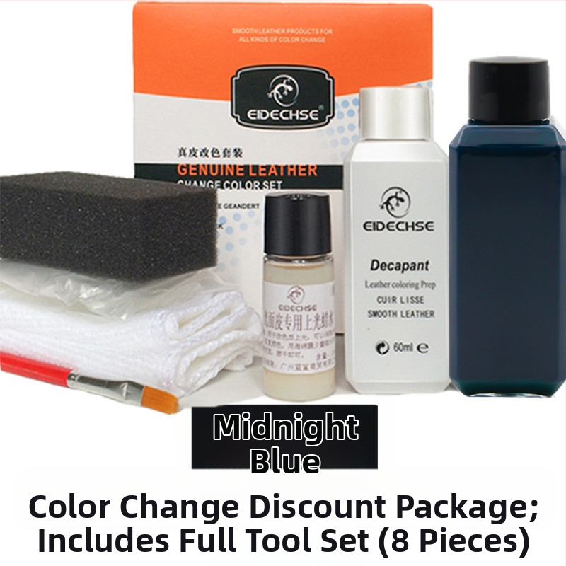 EIDECHSE Комплект за смяна на цвят, кожена чанта за диван, дрехи, яке и обувки, допълнение за смяна на цвят, реновирана цветна боя