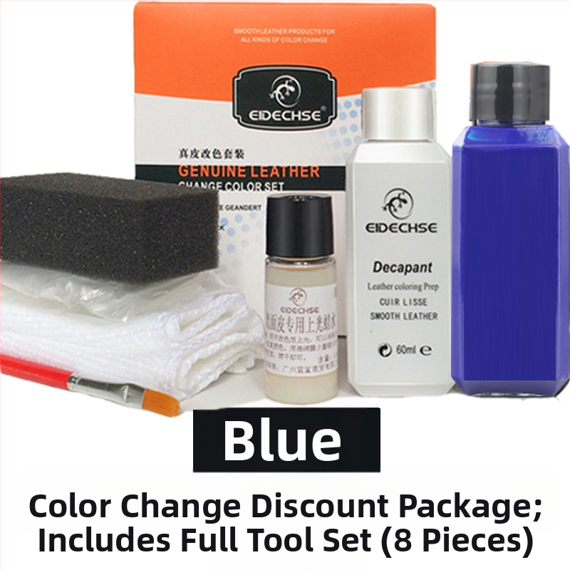 EIDECHSE Комплект за смяна на цвят, кожена чанта за диван, дрехи, яке и обувки, допълнение за смяна на цвят, реновирана цветна боя
