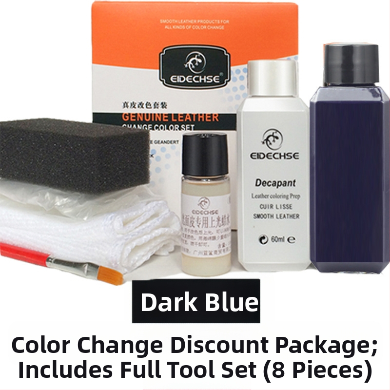 EIDECHSE Комплект за смяна на цвят, кожена чанта за диван, дрехи, яке и обувки, допълнение за смяна на цвят, реновирана цветна боя