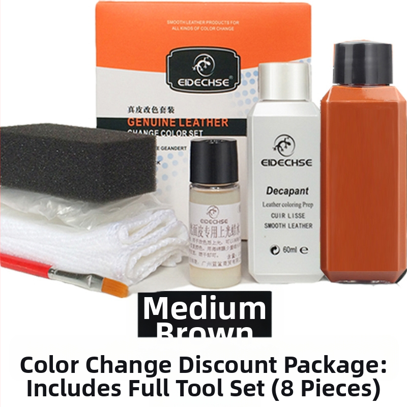 EIDECHSE Комплект за смяна на цвят, кожена чанта за диван, дрехи, яке и обувки, допълнение за смяна на цвят, реновирана цветна боя