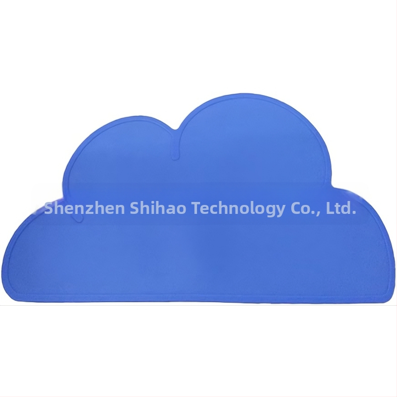 Sabiezināts bērnu galda paklājiņš, silikona mākoņu siltumizolācijas paklājiņš, radošs paliktnis, mājdzīvnieku pretslīdes noplūdes paklājiņš, pretapplaucēšanās galda paklājiņš