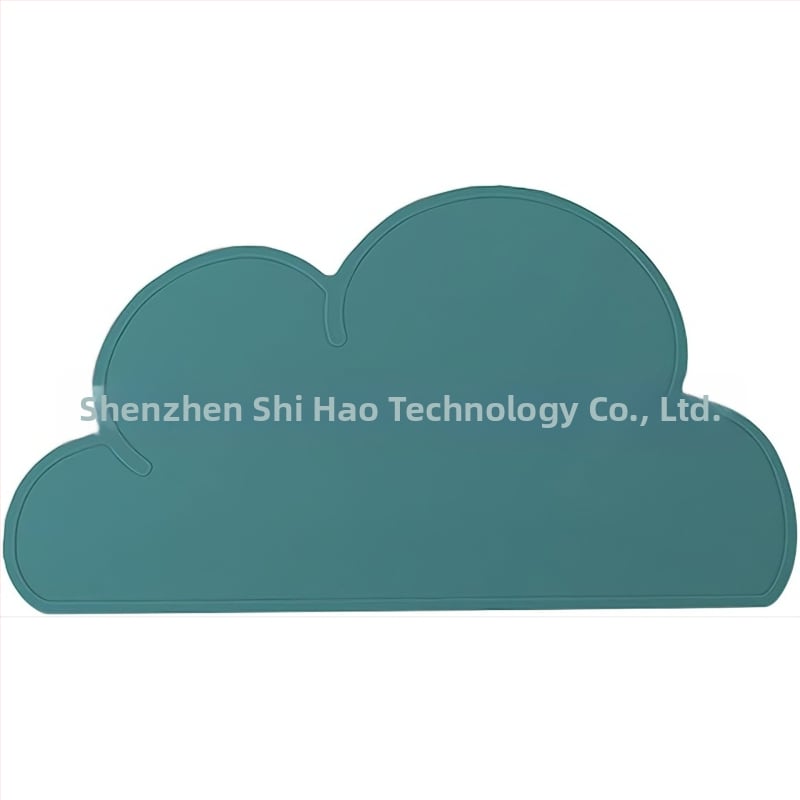 Sabiezināts bērnu galda paklājiņš, silikona mākoņu siltumizolācijas paklājiņš, radošs paliktnis, mājdzīvnieku pretslīdes noplūdes paklājiņš, pretapplaucēšanās galda paklājiņš