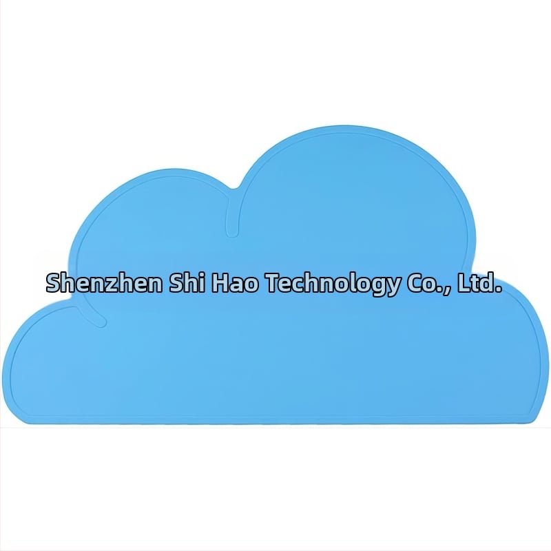 Sabiezināts bērnu galda paklājiņš, silikona mākoņu siltumizolācijas paklājiņš, radošs paliktnis, mājdzīvnieku pretslīdes noplūdes paklājiņš, pretapplaucēšanās galda paklājiņš