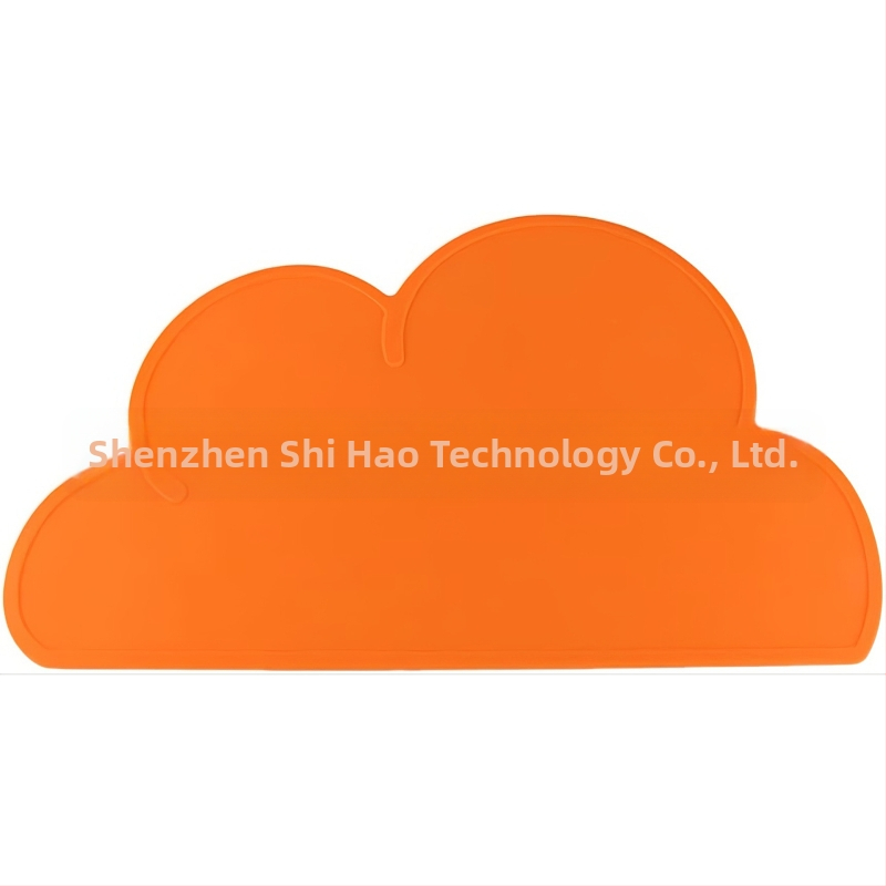 Sabiezināts bērnu galda paklājiņš, silikona mākoņu siltumizolācijas paklājiņš, radošs paliktnis, mājdzīvnieku pretslīdes noplūdes paklājiņš, pretapplaucēšanās galda paklājiņš