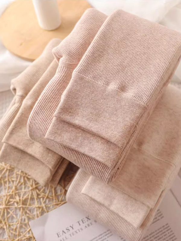 Kokvilnas vertikāli svītrainas japāņu stila zeķubikses sievietēm, rudens un ziemas, viegla kompresija, slaidinošas legingas, virsdrēbes, biezas, siltas, īsas bikses